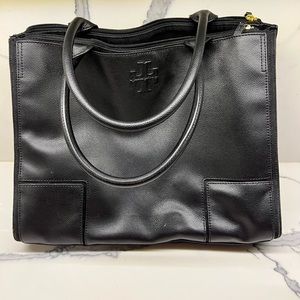 Tory Burch Black Leather Tote